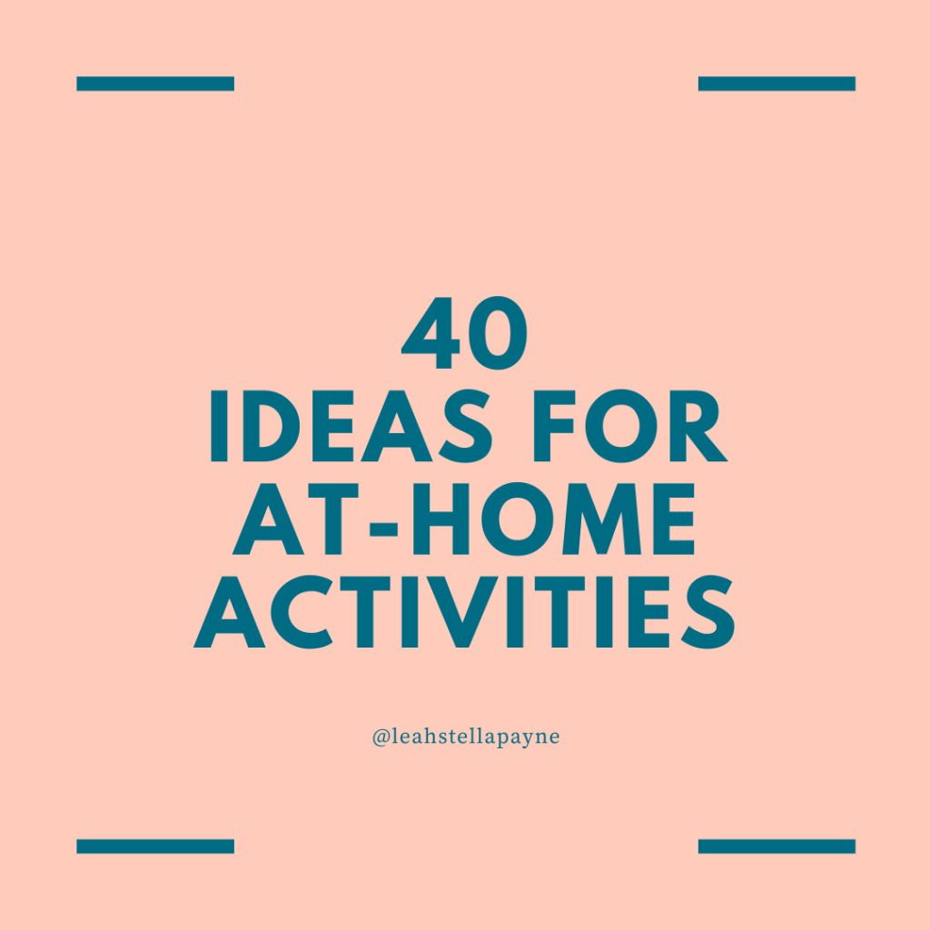 At-home activities